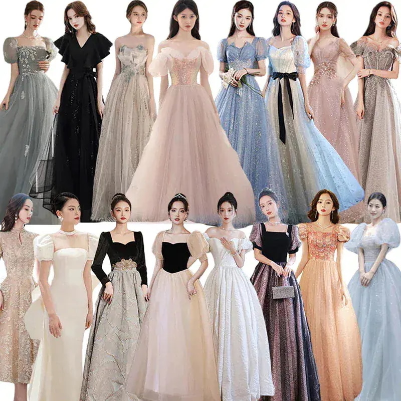 ウェディング ドレス ロングドレス 綺麗 成人式 パーティー 発表会 イブニングドレス フォーマル 演奏会