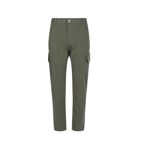 メンズ 晩夏初秋 スタンダード ハーフバンディング カーゴジョガーパンツ NE-PTA-Q005-カーキ