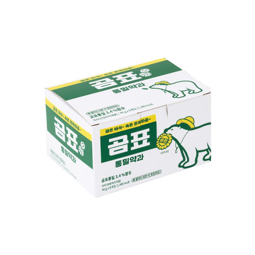 コンピョ 全粒粉ヤックァ 8個入り 320g 2個