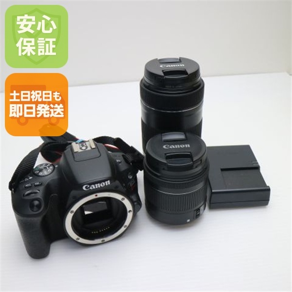 新品同様 EOS Kiss X9 ダブルズームキット ブラック 139