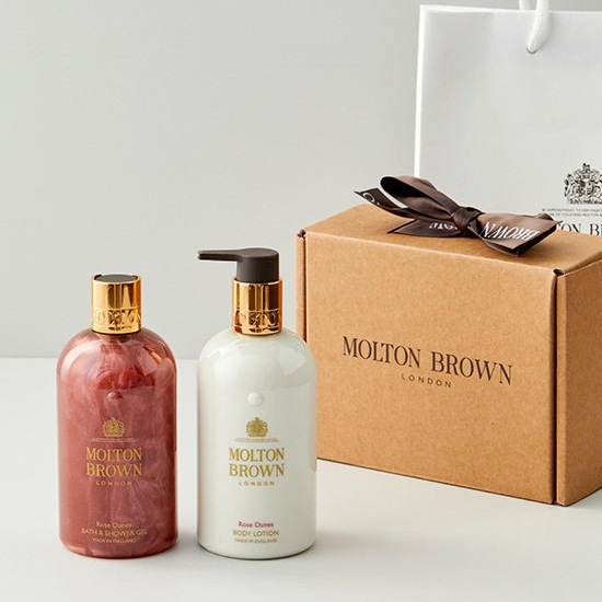 モルトンブラウン ローズデューン ボディデュオセット ボディウォッシュ・ボディローション (+ショッピングバッグ付き)