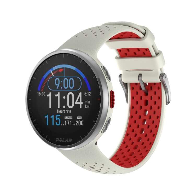 POLAR PACER PRO（ポラールペーサープロ） 日本正規品 ホワイトレッド バンドS-L #900102180