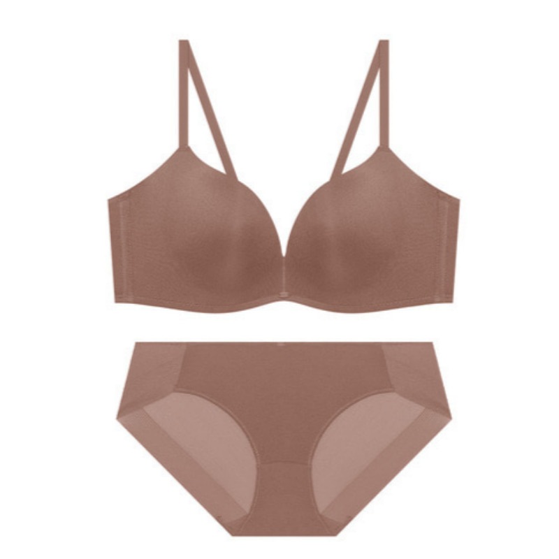 エレガンス サポート ボリューム ブラショーツ セット - ローズピンク 85C 100