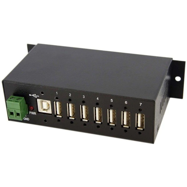 ST7200USBM [ハブ ウォールマウント型産業用7ポートUSB 2.0 メタルシャーシ構造] メーカー直送