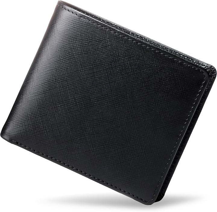 財布 メンズ 2つ折り至高の日本製 大容量 二つ折り サフィアーノレザー カード たつのレザー 国内生産 父の日 (ブラック)