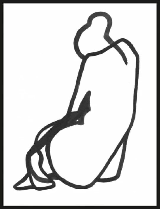 JORGEN HANSSON Sitting Woman no.5