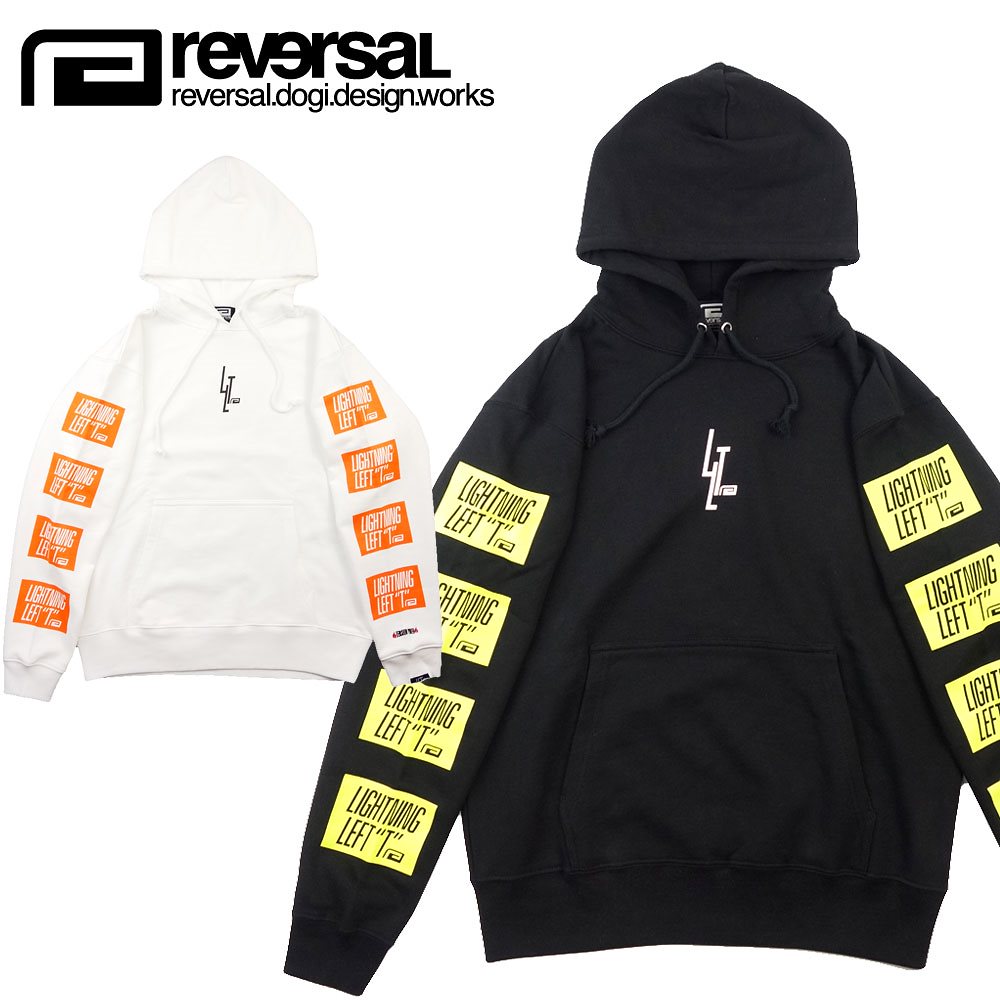 REVERSAL/リバーサル那須川天心 コラボ プルオーバーパーカー LIGHTNIG LEFT PHOTO SWEAT PARKA