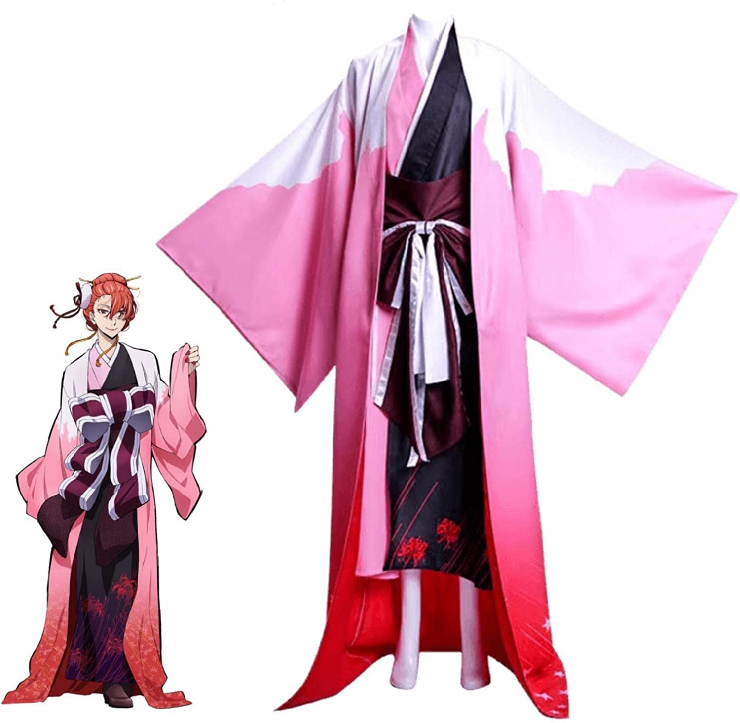 新作入荷文豪ストレイドッグス コスプレ衣装 尾崎红叶 コスプレ 仮装 アニメ 祭り 学園祭 文化祭 コスチューム