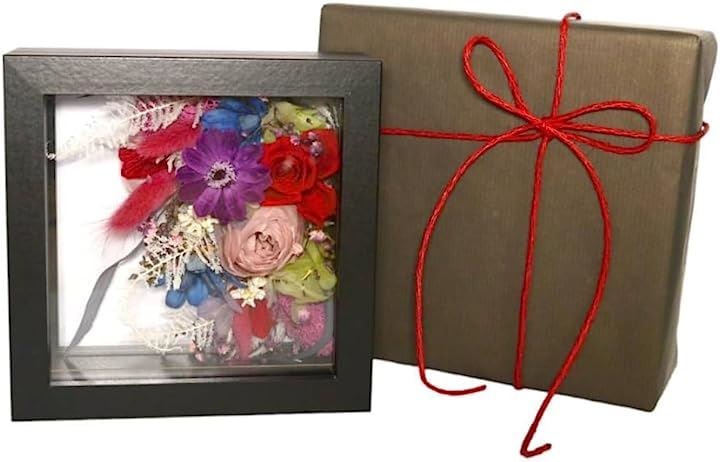 プリザーブドフラワー 日本製 花 プレゼント ギフト ラッピング 贈り物 誕生日 記念日 お祝い( ラグジュアリーブラック)