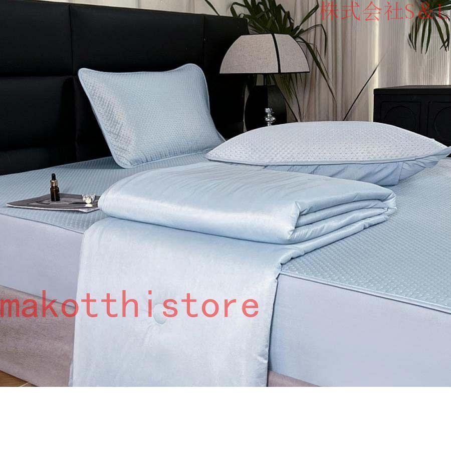 夏用掛け布団 肌掛け布団 ダブル 夏ふとん 夏用布団 ひんやり リバーシブル 冷感 寝具 掛け布団 シングル 洗える 吸湿速乾 抗菌防臭 防ダニ シルク かけ布団