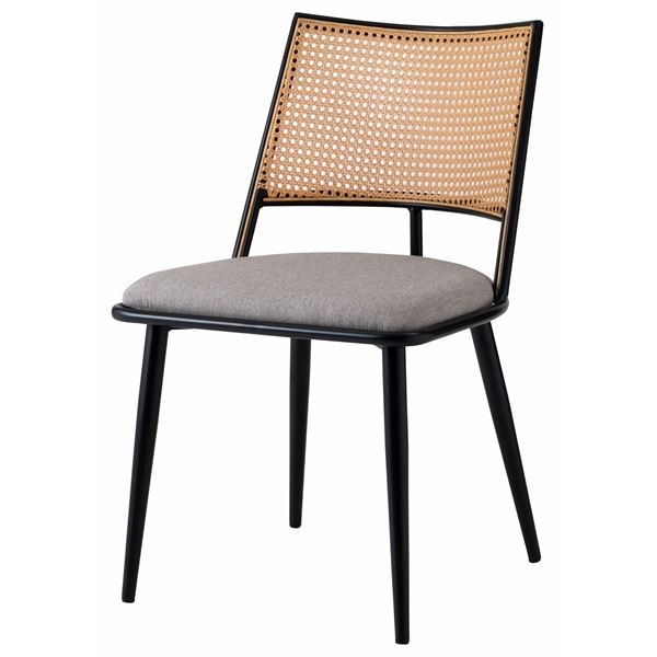 (2脚セット)チェア 約幅49cm ベージュ 完成品