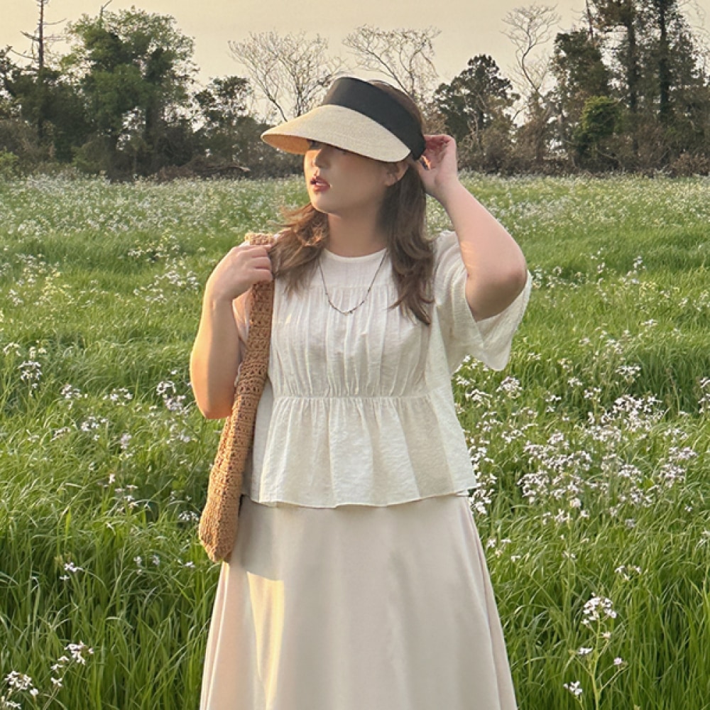 [EVELET BY JSTYLE] イーブレットエヌールユアシャーリングブラウス Jスタイル