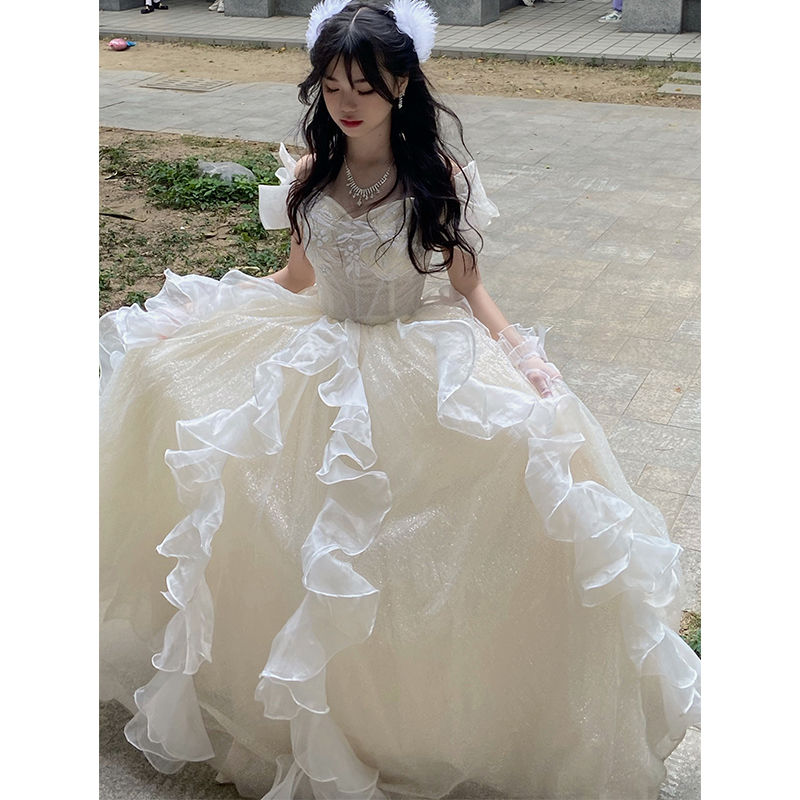 ドレス 女性用 202518歳 成人誕生日 主催者 宴会 学生 美術検定