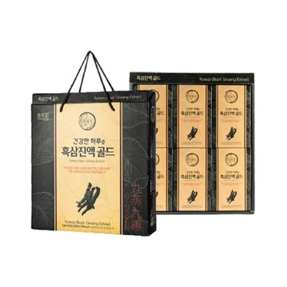 韓国-KMEAL-チョンダウォン紅参黒三振液ゴールド70mlX30包