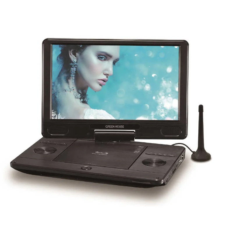 TV内蔵ポータブルブルーレイプレーヤー ブラック GH-PBD11BTC-BK ［11.6V型 /フルセグ］