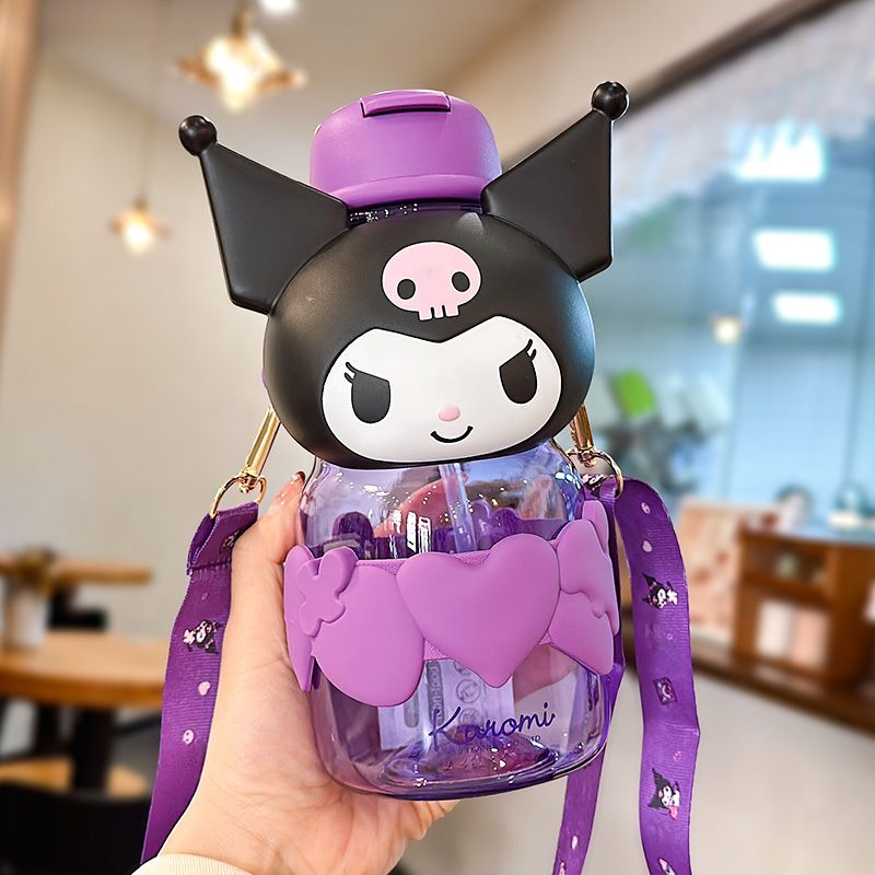 子供コップ女子高颜値かわいいストローコップ大容量携帯コップ