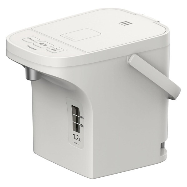WMR-12 WH アッシュホワイト 電気ポット (電動給湯式 早沸きタイプ) 1.2L