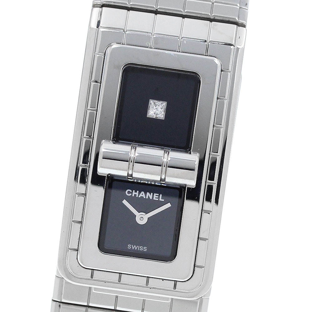 シャネル CHANEL H5144 コード ココ 1Pダイヤ クォーツ レディース 良品 _915893【中古】