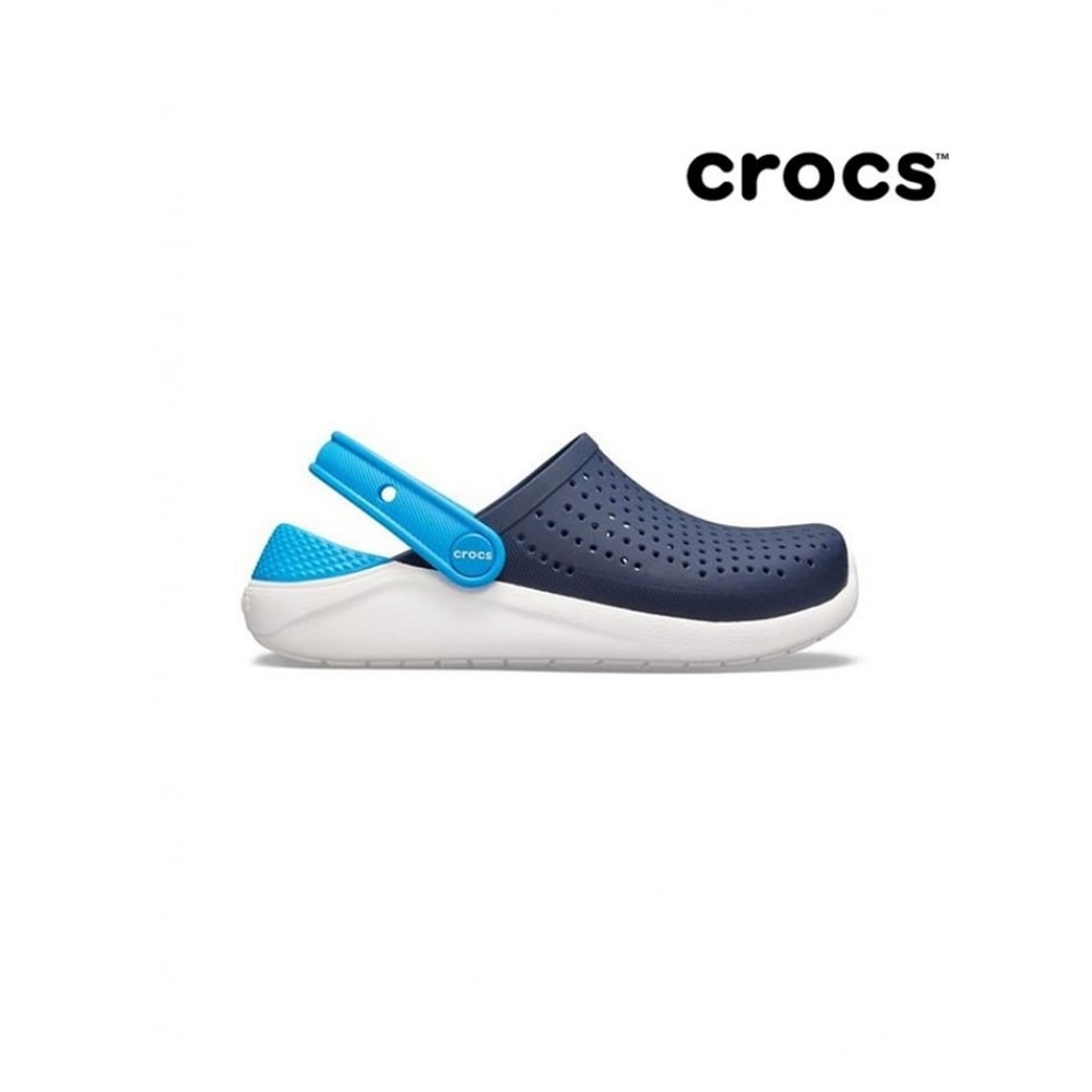 クロックスキッズライトライドクロッグネイビー 205964-462