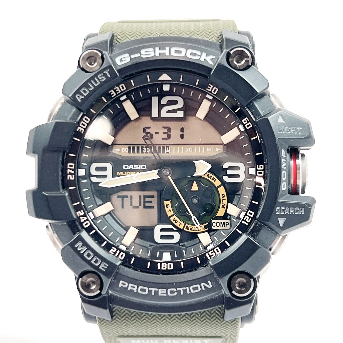 【新品本物】 GG-1000 メンズ ステンレススチール ブラック 腕時計 マッドマスター メンズ腕時計