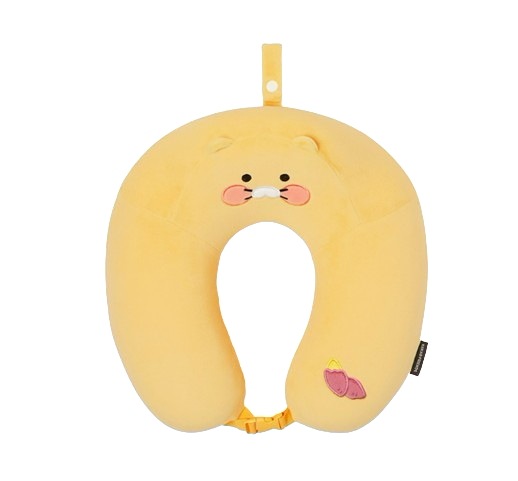 メモリーフォームネックピロー_チュンシキ/メモリーフォームネックピロー チュンシキネックピロー 旅行用まくら 韓国キャラクター 旅行グッズ 首サポート 快適な睡眠 かわいいデザイン 旅行用枕