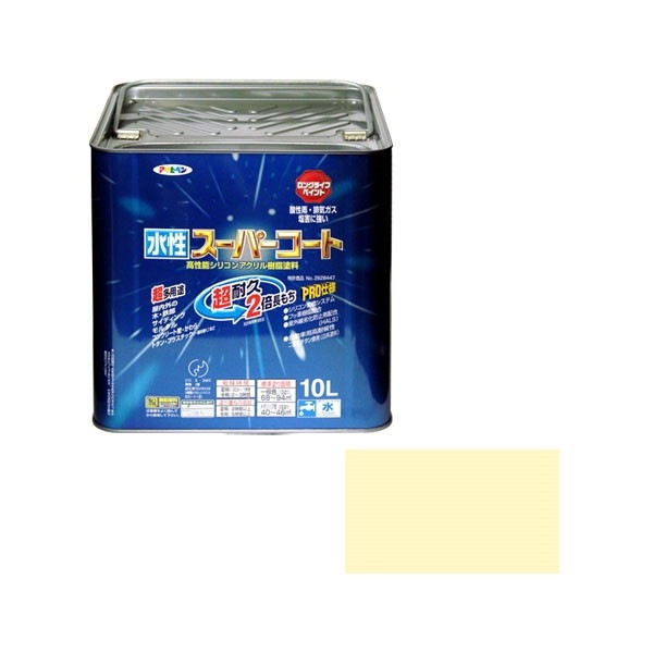 AP 水性スーパーコート 10L アイボリー