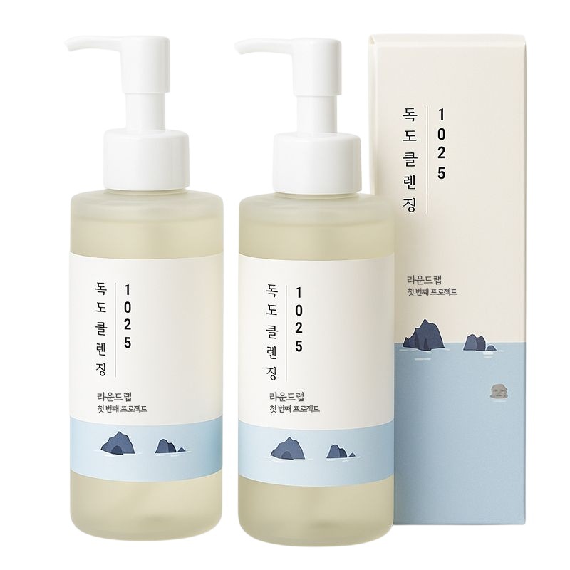 1025 独島 クレンジングオイル 200ml X 2 - 敏感肌用 ダブル洗顔不要 保湿オイルクレンジング/クレンジング/ 毛穴ケア