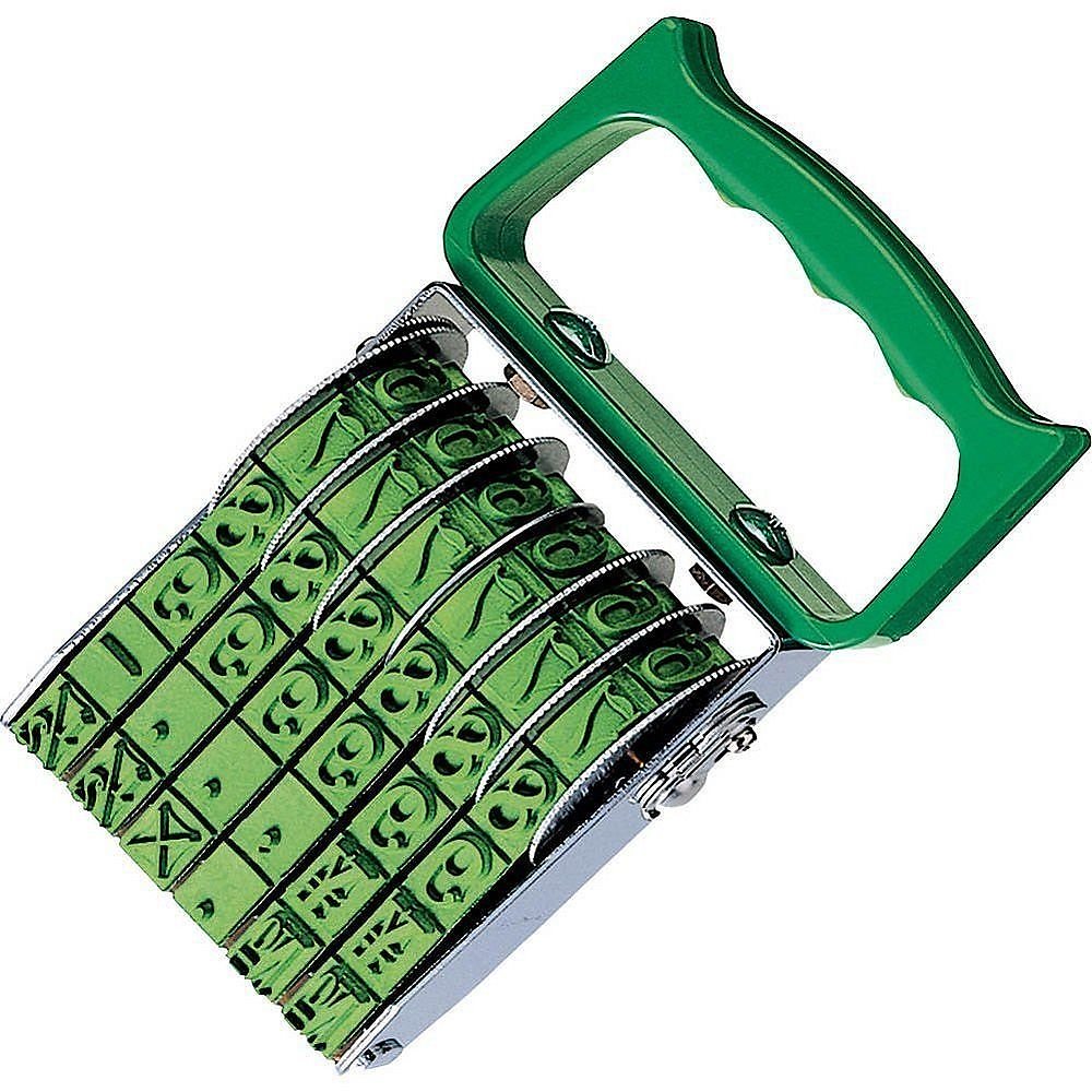 （まとめ買い）回転印 欧文数字 明朝体 初号 6連 IS-10-6 [x3] 27,826円