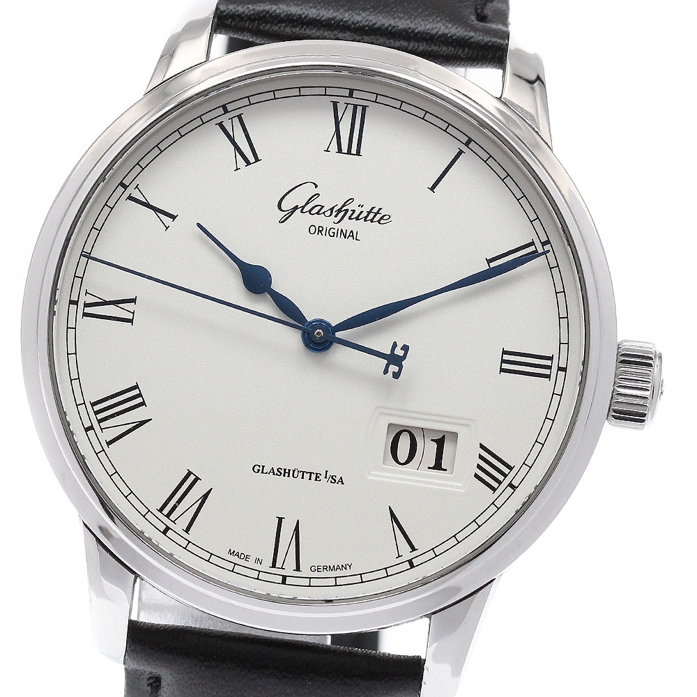 グラスヒュッテ・オリジナル GLASHUTTE ORIGINAL 100-03-32-42-50 セネタ パノラマデイト 自動巻き メンズ _956094【中古】