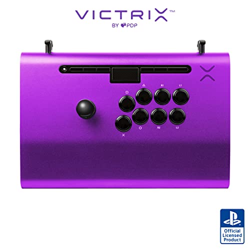 Victrix アケコン Victrix by PDP Pro FS Arcade Fight Stick for PlayStation 5 - Purple, ビクトリクス