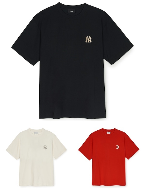 3ATSQ0251 正規品保証 関税負担なし 韓国限定販売 男女共用 [25S新商品] ニューイヤースネーク カートゥーン グラフィック オーバーフィット 半袖Tシャツ ニューヨークヤンキース