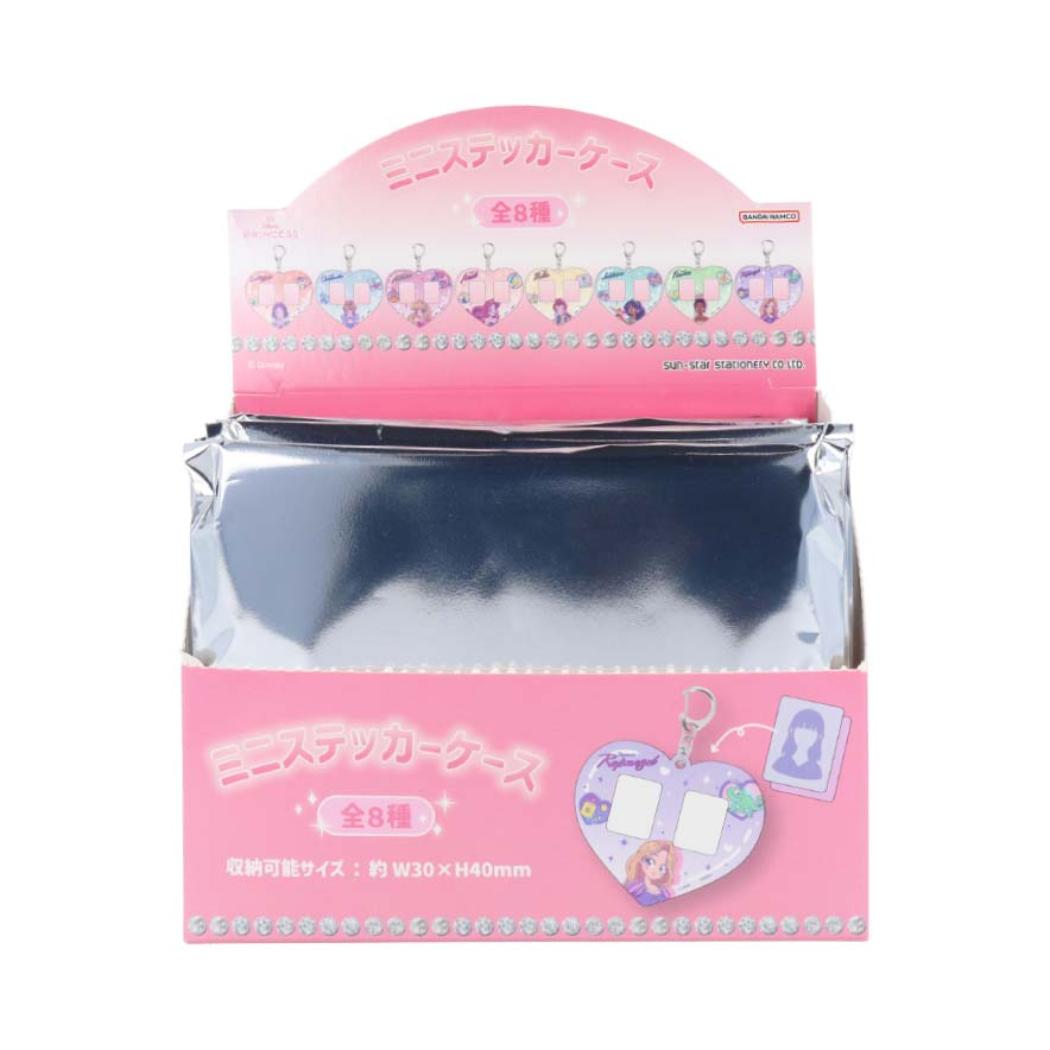 ディズニー キーリング ミニステッカーケース 全8種 8個入セット バレエコア Y2K