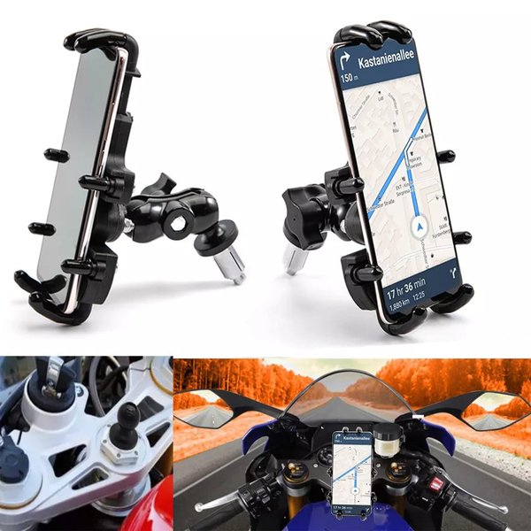 スマホホルダー フォーク幹マウントブラケットナビゲーションスズキ GSX-R GSX-R 600 750 1000カワサキニンジャ400 250