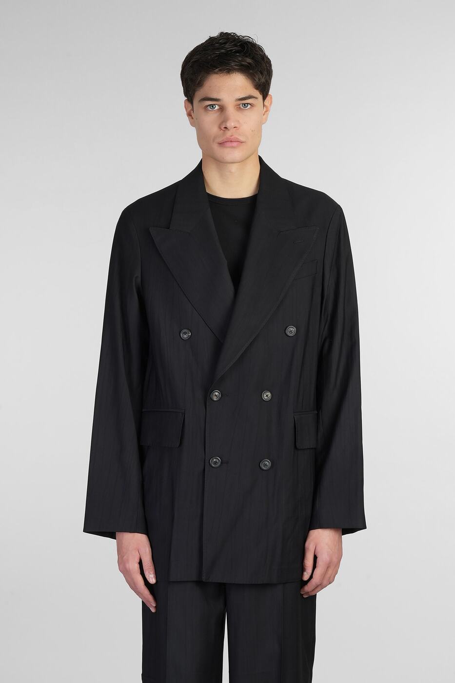 M4220SBF ブラック 春夏2025 ジャケット メンズ ia