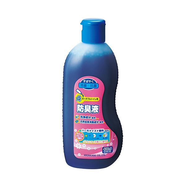 （まとめ）アロン化成 ポータブルトイレ用防臭液400ml 533-204 1本(×5セット)