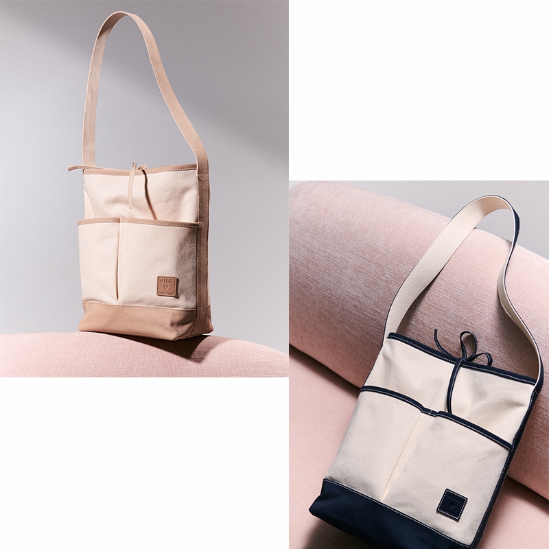 CAMPUS TOOL BOX SHOULDER BAG JLBA3F66 ジル ショルダーバッグ トートバッグ 綿 コットン 肩掛け 斜めかけ 収納 たっぷり レディー