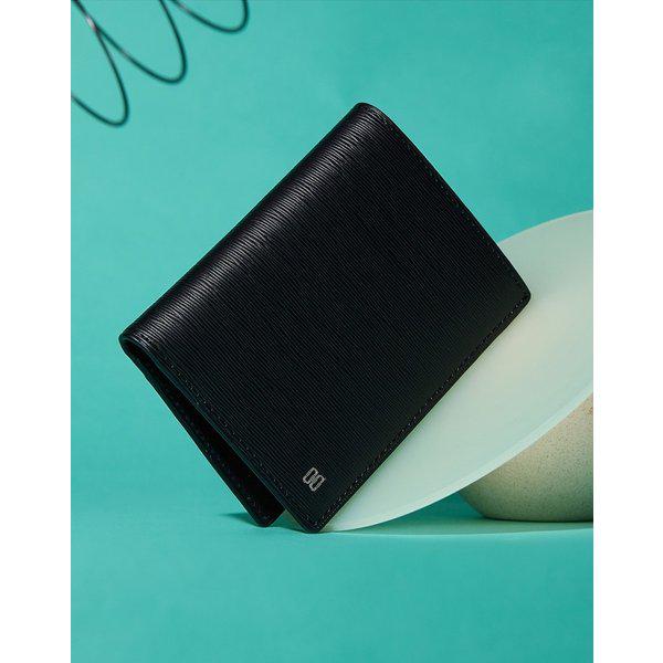[26SS]ドンボン][カードオーガナイザー(紙幣収納)][オンライン限定][DD LOGO] ブラック牛革ロゴ DBHO6EE25BK