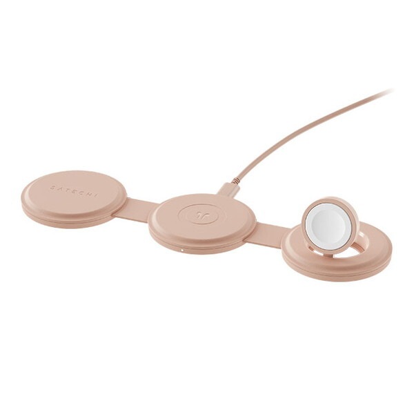 PST-QTG31R デザートローズ OntheGo3-in-1ワイヤレスチャージャー