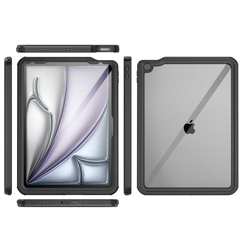 iPad 防水 ケース Ipad Air 11 2024 防水 ケース  Ipad Air 13 2024 防水ケース Ipad Air 第6世代 ケース 耐衝撃 タブレットpcケース