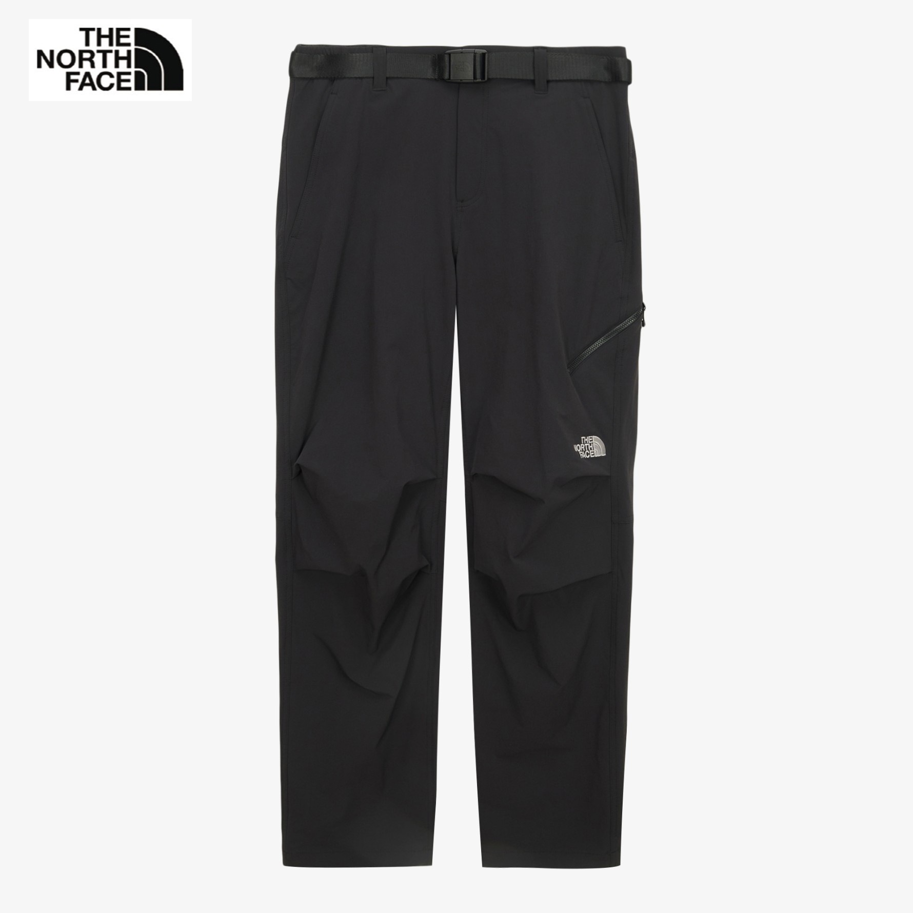 MS AXIS PANTS NP6NQ51A パンツ メンズ チノパン イージーパンツ クライミングパンツ アウトドア ベルト 登山 トレッキング ハイキング 韓国 ナイロン 人気 黒 ブラック