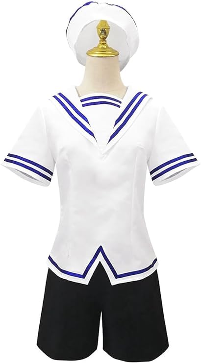 フルーツバスケット 草摩紅葉 コスプレ衣装 帽子付き そうまもみじ コスプレ セーラー服 制服