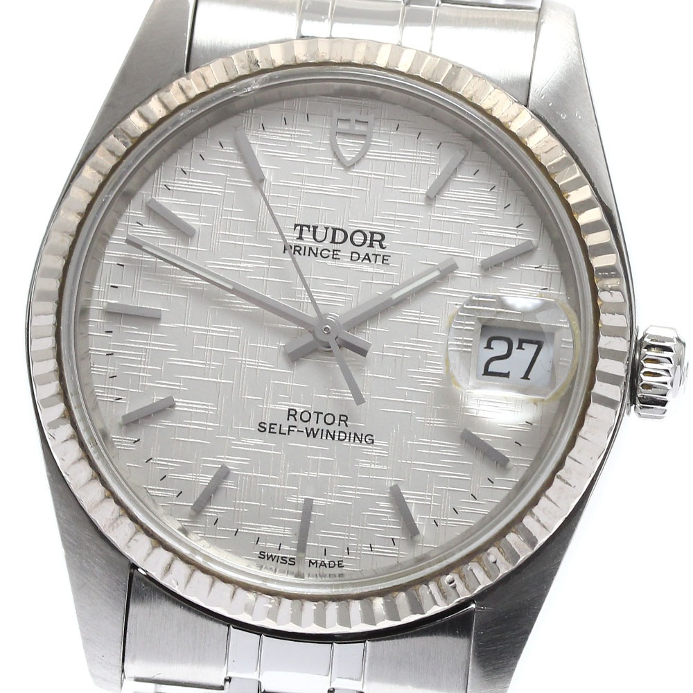 チュードル TUDOR 74034 プリンスオイスターデイト cal.2824-2 WGベゼル 自動巻き メンズ _879254【中古】