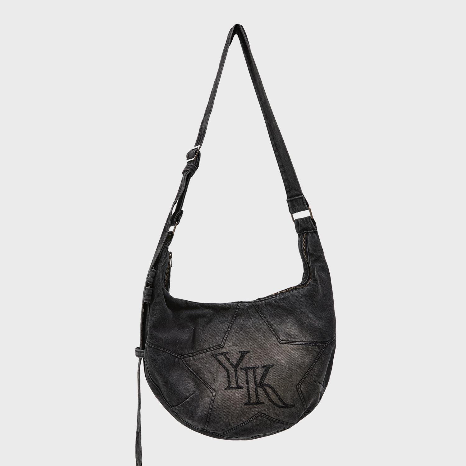 Star Denim Crossbag Yellow Washed BLACK