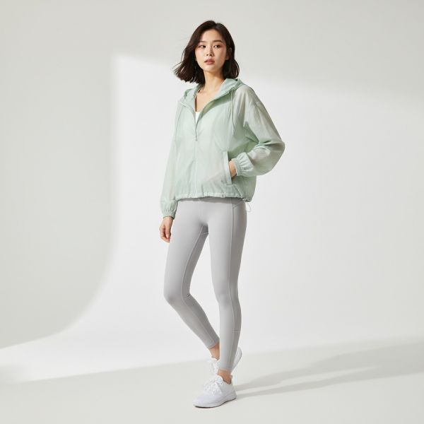 (Womens) Shear Hood Windbreaker_Mint