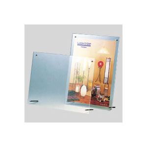 （まとめ） アクリルパンフレット立 CR-PF70-T 1枚入 (×2セット)