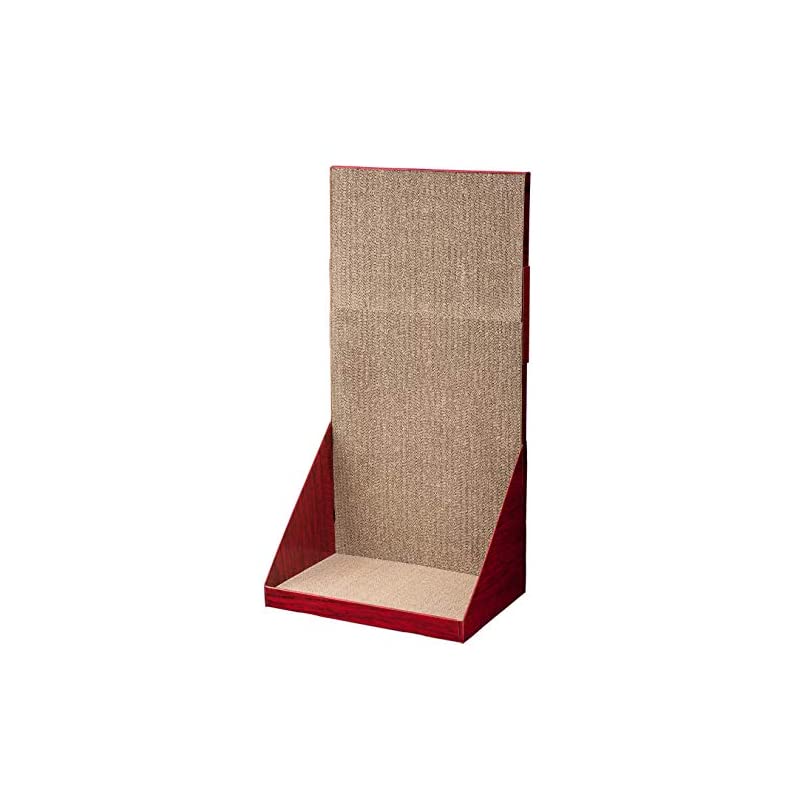 ミュー (mju:) 爪とぎ ガリガリウォール スクラッチャー プラス ブラウン ワイド H90cm