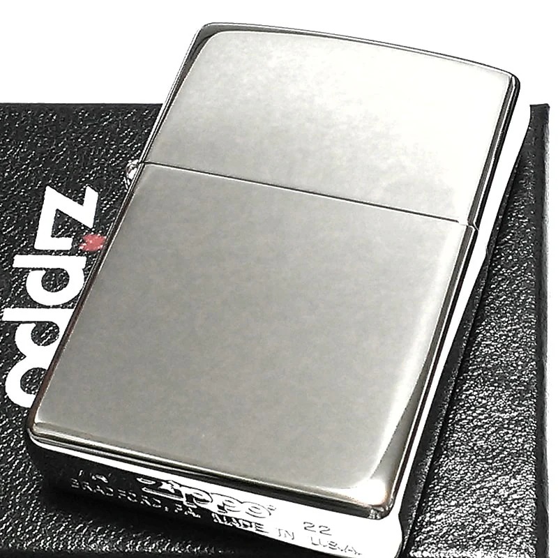 ZIPPO ライター 超鏡面 シルバー プラチナポリッシュ ジッポ シンプル 銀 かっこいい メンズ レディース おしゃれ ギフト プレゼント 女性 無地