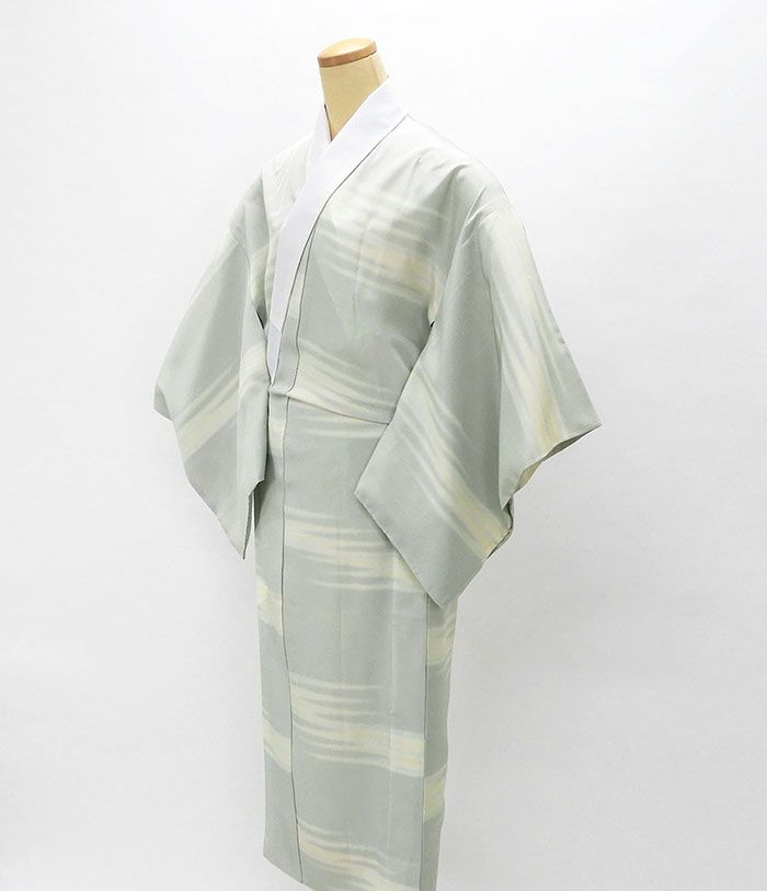 長襦袢 未着用 正絹 伝統工芸 泥染 霞ぼかし模様 身丈132cm 裄丈65.5cm 未使用 新古品 着物 i4013