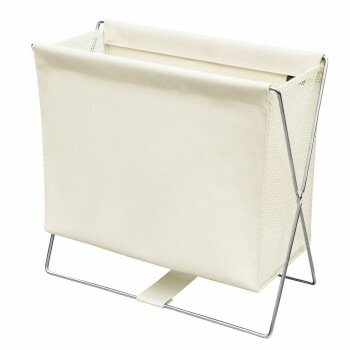 日本製 SAKI（サキ） サイドワゴン 合皮xメッシュ Mサイズ R-355 オフホワイト