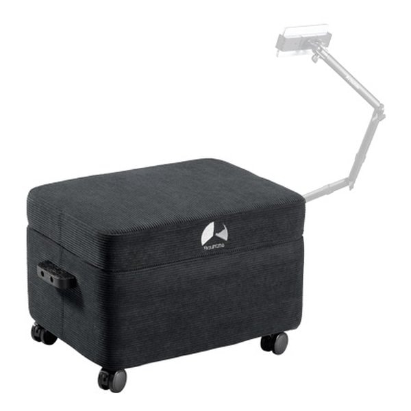 ストレージオットマン 幅660×奥行460×高さ420mm/ブラック BOT-410-BK